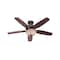 Hunter Hunter Builder Deluxe 52 in. New Bronze Brown LED Indoor Ceiling Fan 53091 - alternate 1